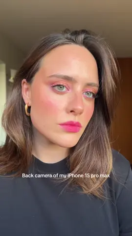 I don’t know what shines more 🫠✨  #makeup #backcamera #iphone15promax #summermakeup #colorfulmakeup 