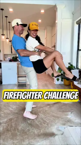 Firefighter challenge #meettheharrisons #theharrisons