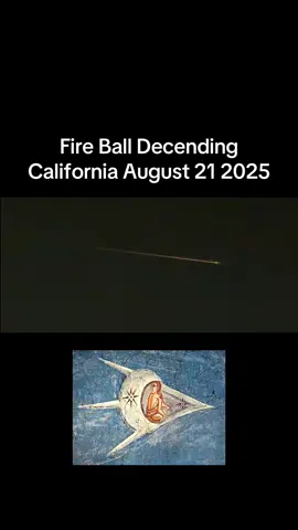 Fire Ball in the sky ☄️ California 8/21/2025 around 6:30-8:00 pm PCT #california #fireball #meteor #comet #asteroid 