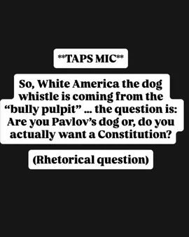 A rhetorical question..