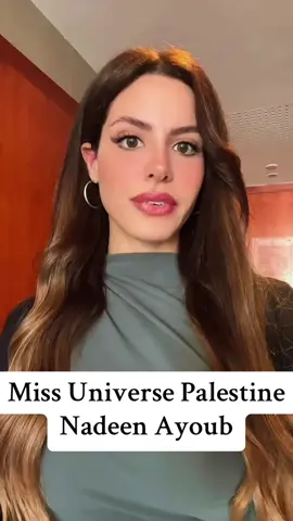 Why the freedom of the palestians is also the freedom of all humanity. #MissPalestine  #MissUniverse  #MissUniversePalestine  #NadeenAyoub  #FYP  @Nadeenayoub 