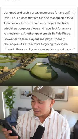 When guests ask very specific questions… do you wing it or Google for hours? A guest asked for the best Branson golf courses for a 15 handicap. Instead of researching or guessing, I used Hospitable AI to generate a personalized, spot-on reply in seconds. What’s the most oddly specific guest question you’ve ever received?  And if you wanna try Hospitable, comment “hospitable” and I’ll DM you a free trial link.