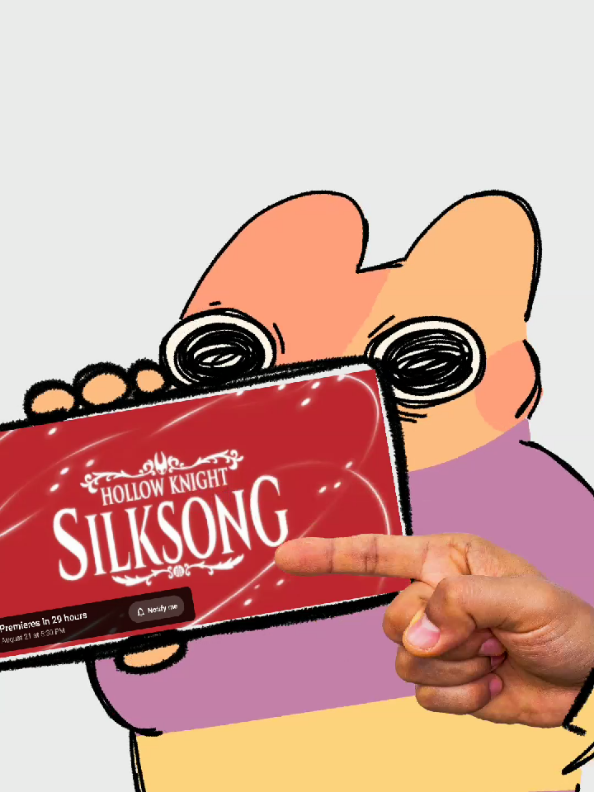 SILKSONG TOMORROW!!!  my first video btw  #animation #animationmeme #silksong