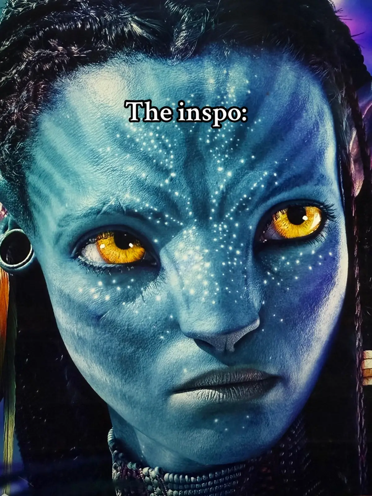 ✨ Expectation Straight outta Pandora 🌌 | Reality: serving Na’vi glam 💙✨ #makeuptransformation #avatar #makeup #fyp #avatarmakeup 