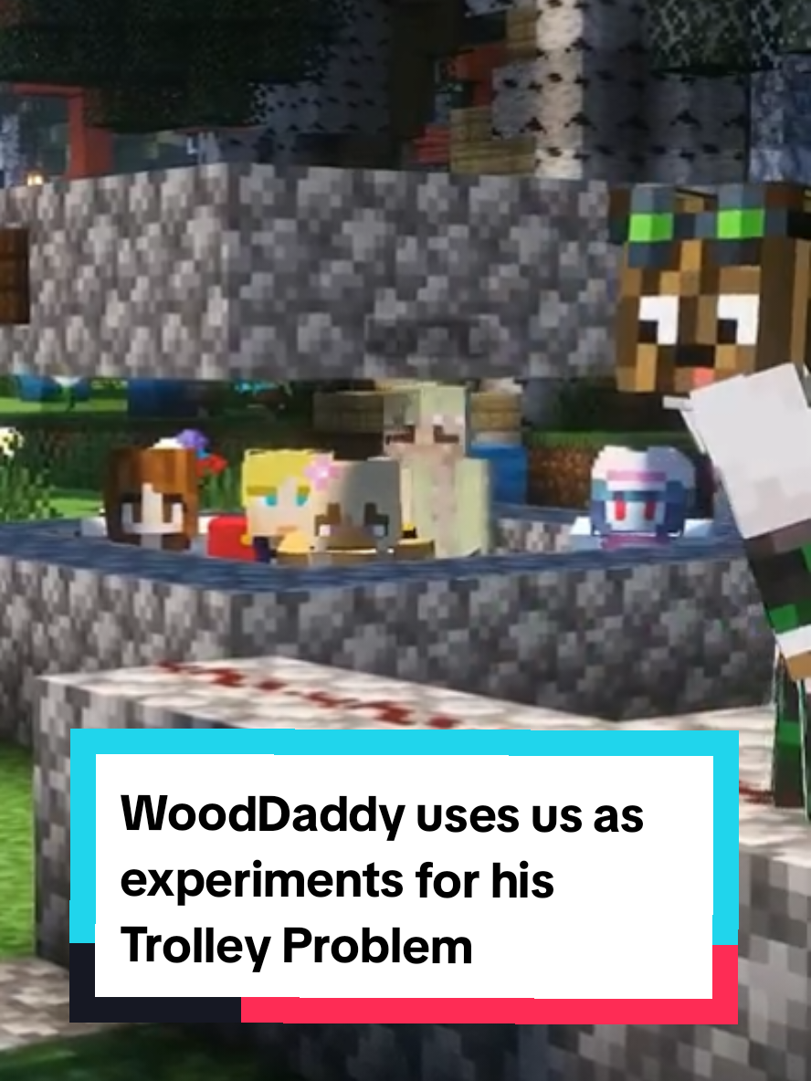 WoodDaddy uses us as experiments for his Trolley Problem game. Graybytheway has to choose between Sidefall (her best friend), or 5 people (us) to save. Who will she kill? | #sidefall #wooddaddy #barbieland #ish13c #1000players 
