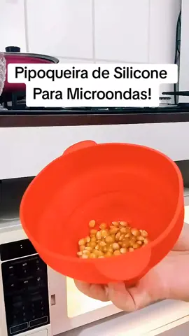 Pipoqueira De Silicone para Microondas! #vendas #tiktokshop 