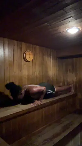 Happy Sauna Friday #UpperBody #Sauna #Fit #PushUps #Friday
