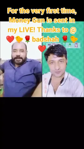 I appreciated it so much! Thank you, ❤️🐤🌹badshah 🌹🐤❤️! It was the first time I saw this Gift in my LIVE. @❤️🐤🌹badshah 🌹🐤❤️ #tiktoklive #livehighlights #livegift #moneygun 
