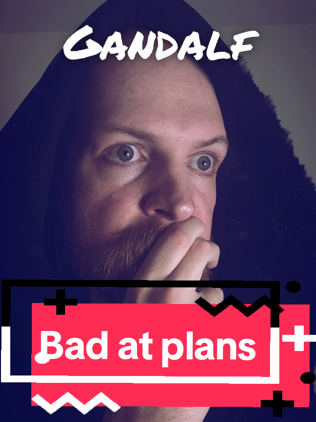 Gandalf is bad at plans #lotrtok #lordoftherings #gandalf #samwise #comedy 