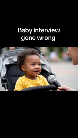 Baby interview gone wrong #babyinterview #funny #fyp #aibaby 