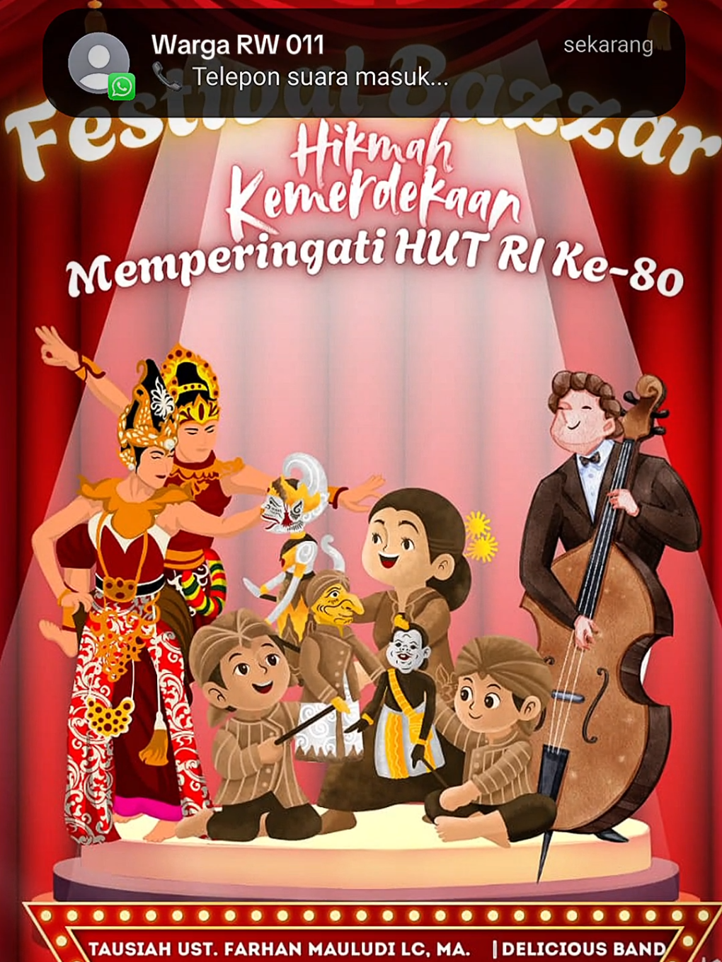 HARI INI! 23 AGUSTUS 2025 Pnggilan Untuk Masyarakat Cipinang Muara dan Sekitarnya ☎☎. Jangan lupa hadir di acara kami yaa! 🫵🏻 #cipinangmuara #ikacarawalas #17agustus #hutri80 #karangtarunaunit #karangtaruna #festivalrakyat #bazarumkm 