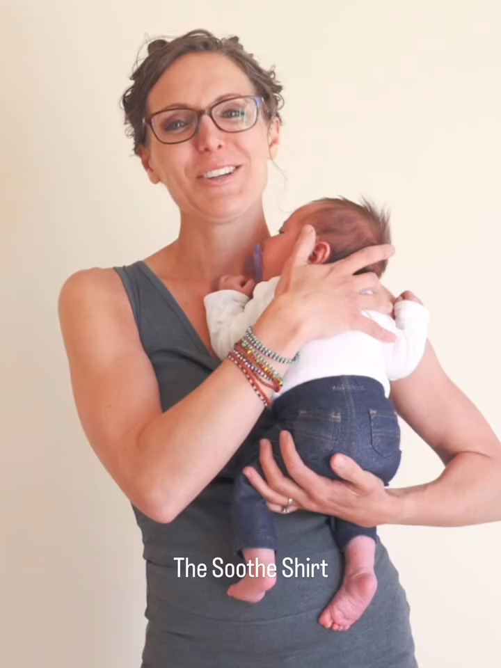 POV: Your newborn won’t nap anywhere but on you… good thing you have this shirt. #babycarrier #babywearing #momlife #pregnant #newbaby #newborn