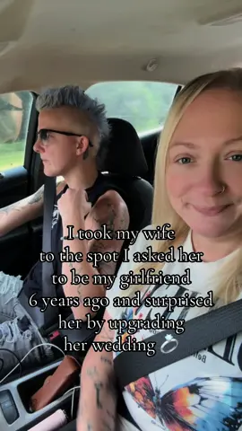 Thank you @Kay Jewelers for making this moment special. #lesbiancouple #lesbiansoftiktok #queer #wlw #fypシ 