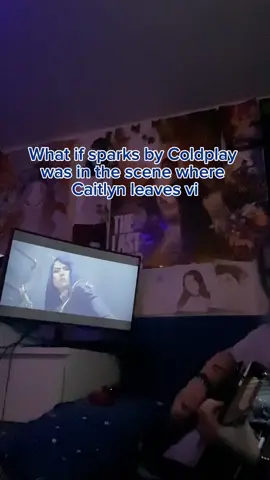 Idk why CapCut makes the scene look like that #caitvi #sparks #coldplay #sparkscoldplay #arcane