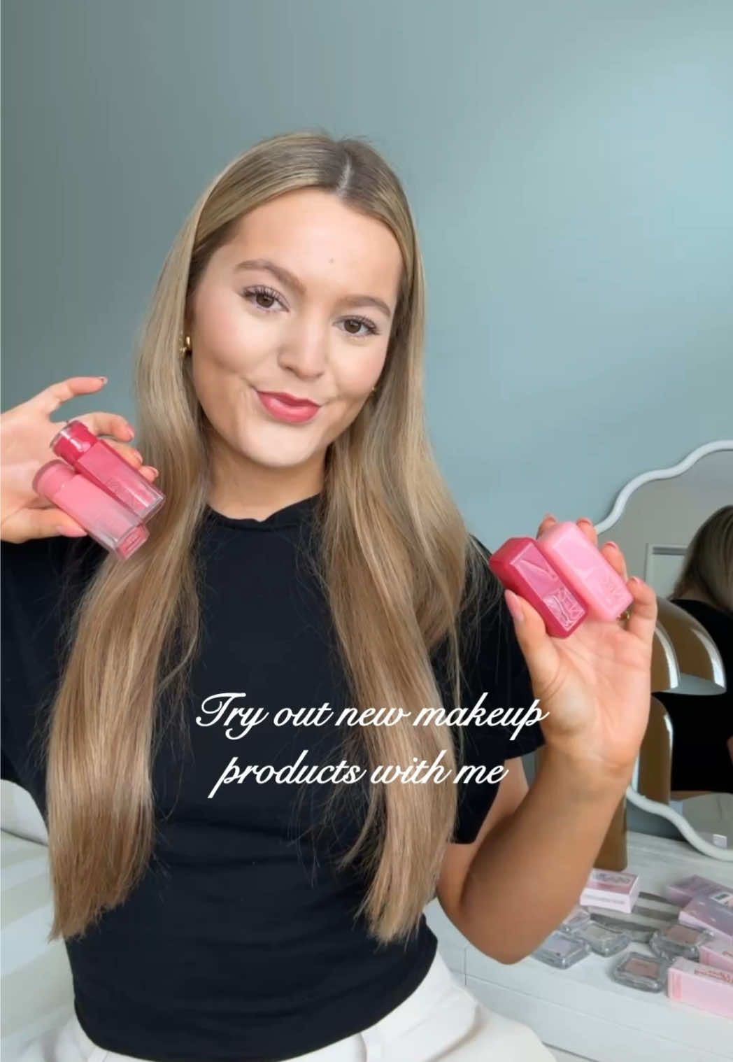 The Pure Glash Highlighter is my new fav! 🩷 @2aN Official #2an #highlighter #viralmakeup #beautyhacks #kidolmakeup 