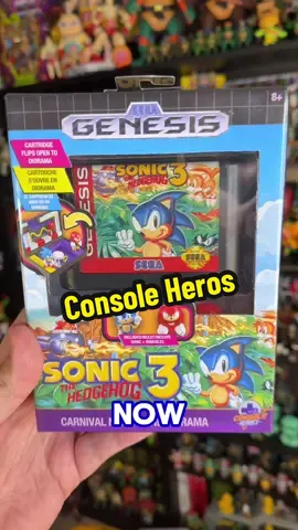 Console Heros are here! Which video game inspired playset is your favorite, and what games do you hope they make next? #sonic #toys #collection #nostalgia #videogames Huge thanks to @console.heroes !!!