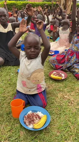 Thank you Lord for todays food . #feeding #children #hunger #africa #Love 