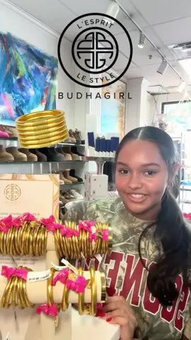 Budha girl bangles are here !!!!  Shop our online store or in our Tulsa location ! ⭐️💛 #budhagirl #jewlery #rushready #shopsmallbusiness 
