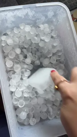 Love this kind of ice #ice #smallicecubes #icecubes 