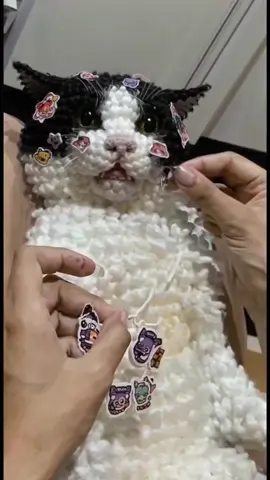 Sticker time #cutecat #catsoftiktok #kucing #猫 #crochetcat 