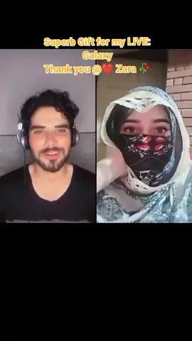 One of the best Gifts in my LIVE. Thank you, 💔 Zara 🥀! For your support to my content. @💔 Zara 🥀 #tiktoklive #livehighlights #livegift #galaxy 