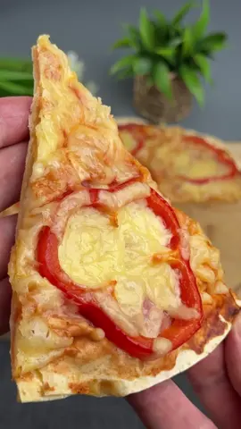 #VNVideoEditor                                           Easy Tortilla Pizza Recipe.                         Easy Homemade Pizza Anyone Can Make! INGREDIENTS: ●Lavash or tortilla - 3 pcs. ●Olive oil - 1 tbsp. ●Cheddar cheese - 5 slices ●Tomato sauce or ketchup - 2 tbsp. l. ●Mayonnaise - 1 tbsp. l. ●Hard cheese - 200 g  ●Ham - 60 g ●Sweet pepper - 1 pc. ●Bake for 15 -18 minutes at 180 °C● ●It's incredibly delicious and very simple!!!● Bon appetit! The recipe in your language is available in the description, 💖🇺🇦🇵🇱🇩🇪🇺🇸🇫🇰🇪🇸🇵🇹🇮🇹🇷🇴 🇷🇸🇭🇷🇱🇻🇸🇮🇨🇿🇫🇮🇸🇪🇩🇰🇳🇴 🇯🇵 🇬🇷 🇮🇱🇰🇿🇰🇬🇱🇻🇹🇼 🇵🇪 🇦🇷 🇨🇱 🇻🇪 🇹🇭 🇧🇷                              #pizza #lavash #pitabread #simplydeliciousrecipes 