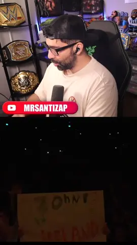 INSANELY LOUD JOHN CENA ENTRANCE IN DUBLIN ON SMACKDOWN #WWE #wrestletok #WrestleMania #wweentrance #wwechampion MrSantiZap WWE