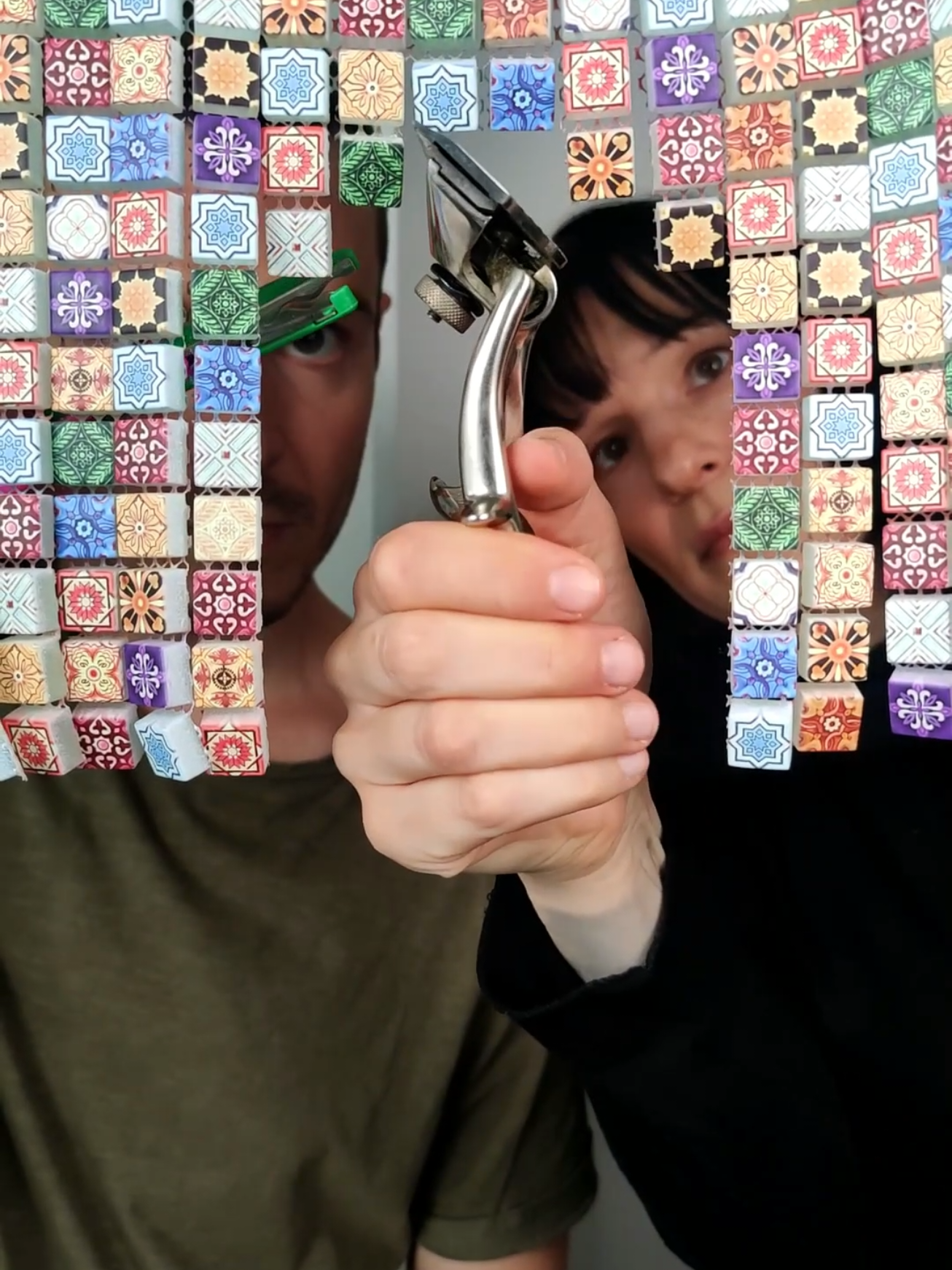 We do your tiles hair #asmr #asmrvideo 