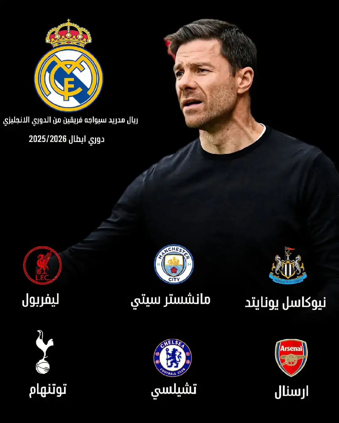 ريال مدريد سيواجه فريقين من الدوري الإنجليزي في مرحلة مجموعات دوري أبطال أوروبا موسم 2025/26