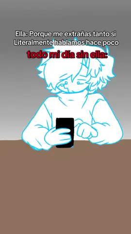 Mis Dias sin ella son grises... ella ilumina mi camino #artista #oc #parejas #sad #dibujos 