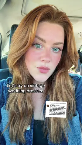 Replying to @Cassandra Keschinger #vintageweddingdress #weddingdress #weddingdrama #bridetok #bride 