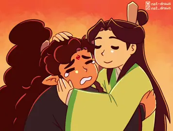 Headpats, hugs and kisses from Shizun, like Binghe deserves ❤️‍🩹 #svsss #bingqiu #scumvillainsselfsavingsystem #luobinghe #mxtx 