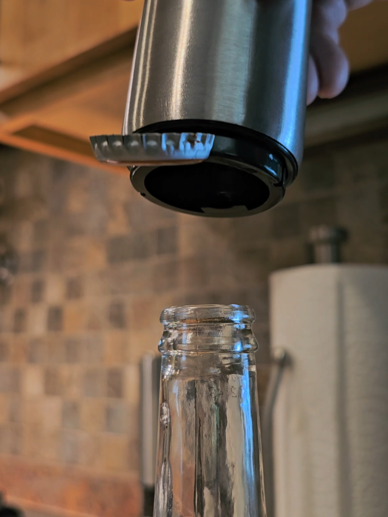 Premium Bottle Opener works everytime  effortlessly and magnetically catches cap. Yes, please! #bottleopener  #bottleopeners   #bottlecap  #tiktokshop #tiktokshopfinds 