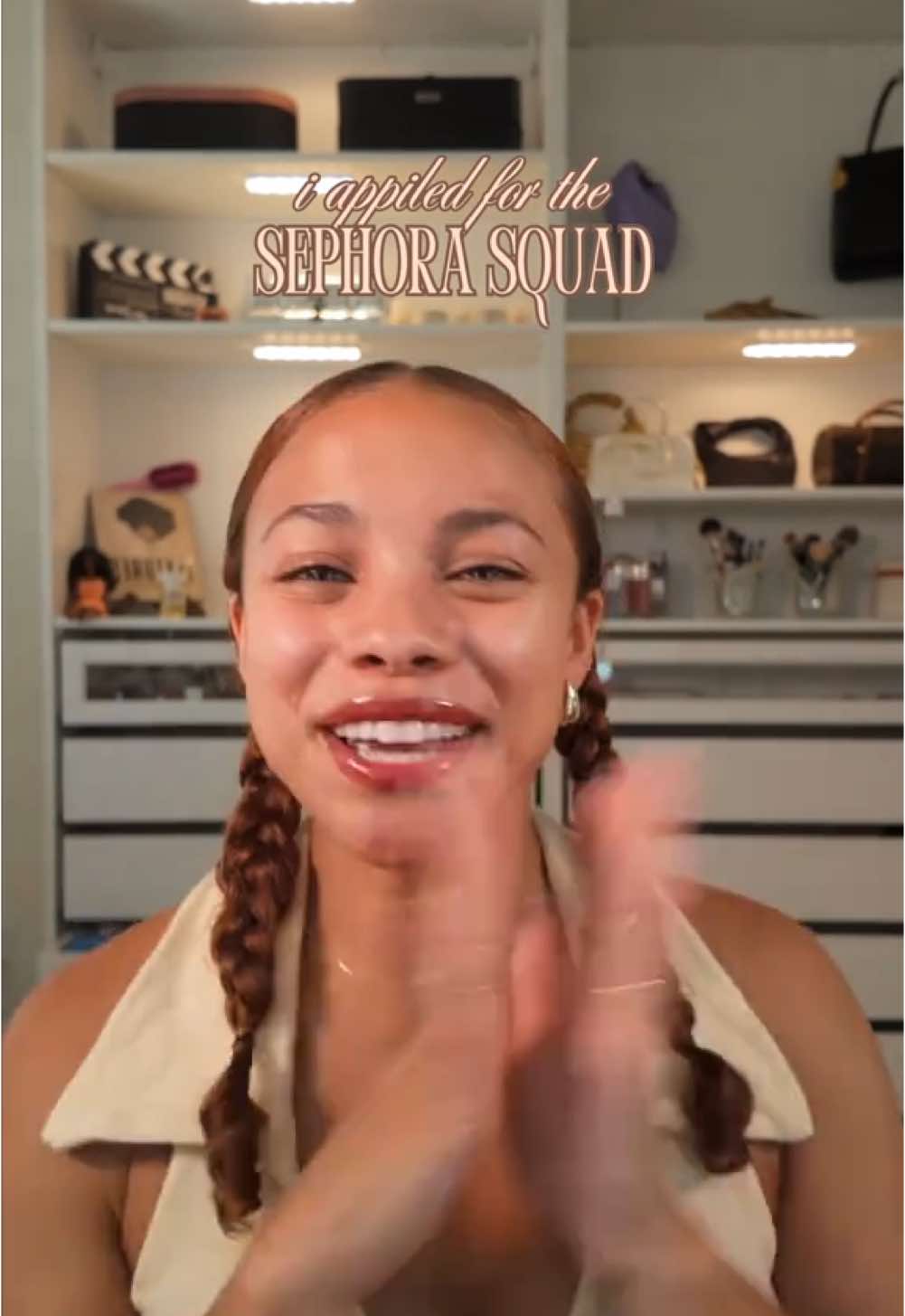 i applied for the @sephora squad! so excited for this opportunity and as always, thank you guys so much for all the support you give me! i’m always so grateful. please leave me a testimonial - you can find it in the 🔗 in my bio! it helps with my application. 🫶🏽 #sephorasquadapplicant #sephora 