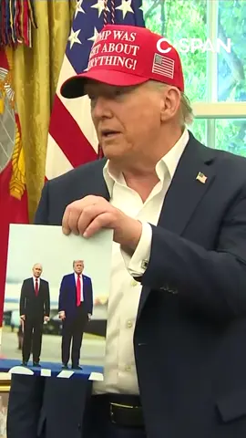 President Trump on Friday told reporters Russian President Vladimir Putin may visit the U.S. to watch the 2026 World Cup and that he would sign a photo for the Russian leader.   