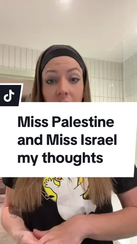 I also feel like the last thing Palestine needs right now is compete for who’s the prettiest against their oppressors… #breakingnews @Nadeenayoub #nadeenayoub #misspalestine #missuniverse #missisrael 