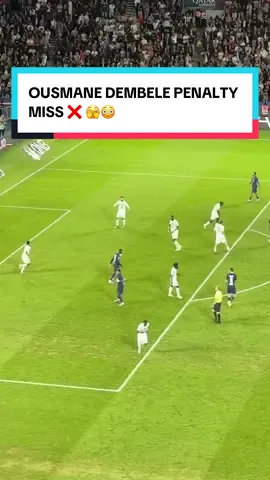 OUSMANE DEMBELE PENALTY MISS ❌ #dembele #psg #parissaintgermain #ousmanedembele 