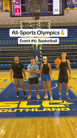 6TH EVENT‼️ after 5 events, Basketball and Tennis currently tied at 20 points and Golf isn’t far behind with 16👀 #allsports #allsportsolympics #basketball #3pointshooter #3pointcontest 
