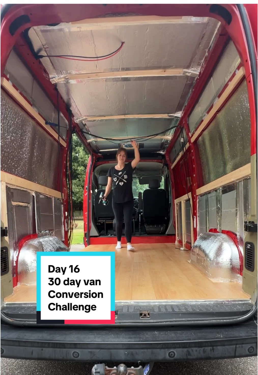 Day 16 of my 30 day van conversion challenge - I have no words to describe how bad today was 😂 #annesvanplan #30dayvanconversion #vanconversionchallenge #vanlifeuk #vanconversionuk #vauxhallmovanocampervan 