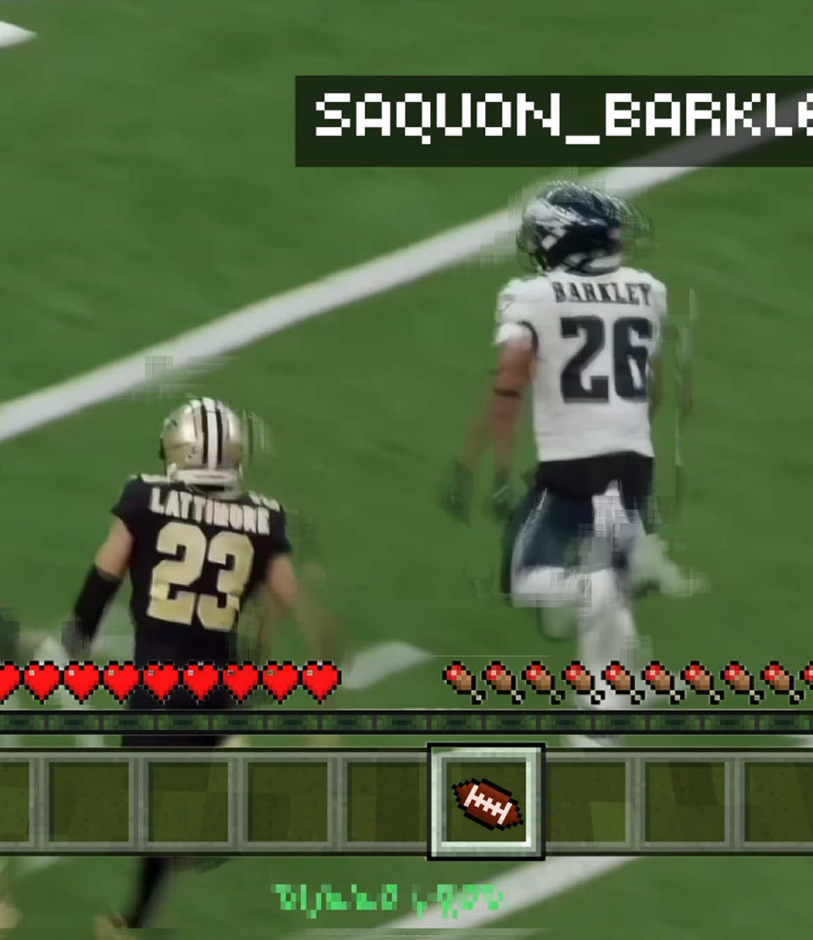 SAQUONCRAFT - Saquon Barkley Edit #nfl #edit #fyp #trending #Minecraft #viral #foryou #football #xyzbca #capcut #eagles #saquonbarkley #sports #gaming #mixtape