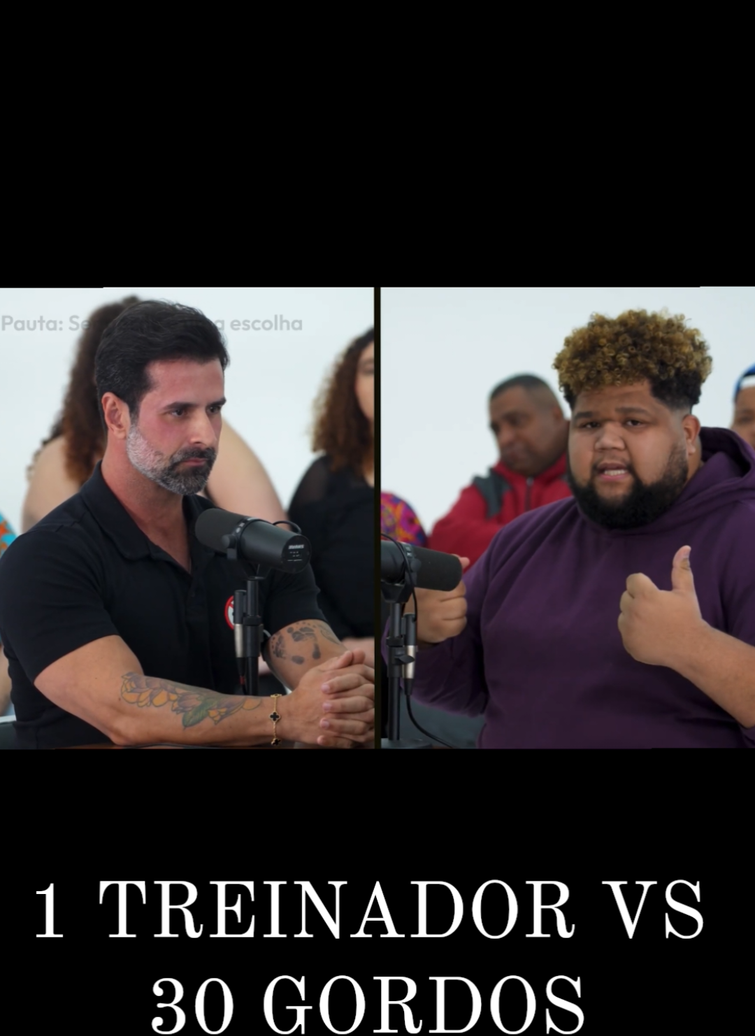 1 TREINADOR VS 30 GORDOS | FT. GUTO GALAMBA - PARTE 5 #debate 