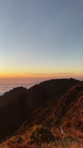 Sunset premium di puncak ⛰️#lompobattang2874mdpl #lautanawan 