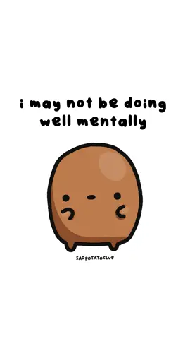 sadpotatoclub everything is✨awesome✨🥹🥺 #relatable #cutememes #potato #animation #mood 