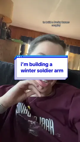 we’ll see if a month is enough time for building a foam arm #buckybarnes #thewintersoldier 