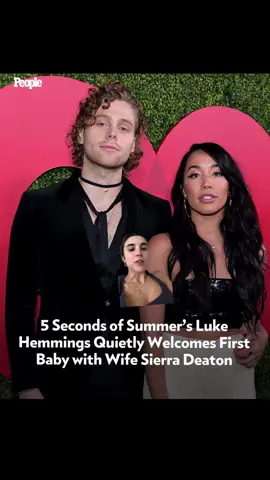 luke hemmings from 5sos and sierra deaton welcome first baby together #greenscreen #5sos #alexandsierra #xfactor #babyannouncement 