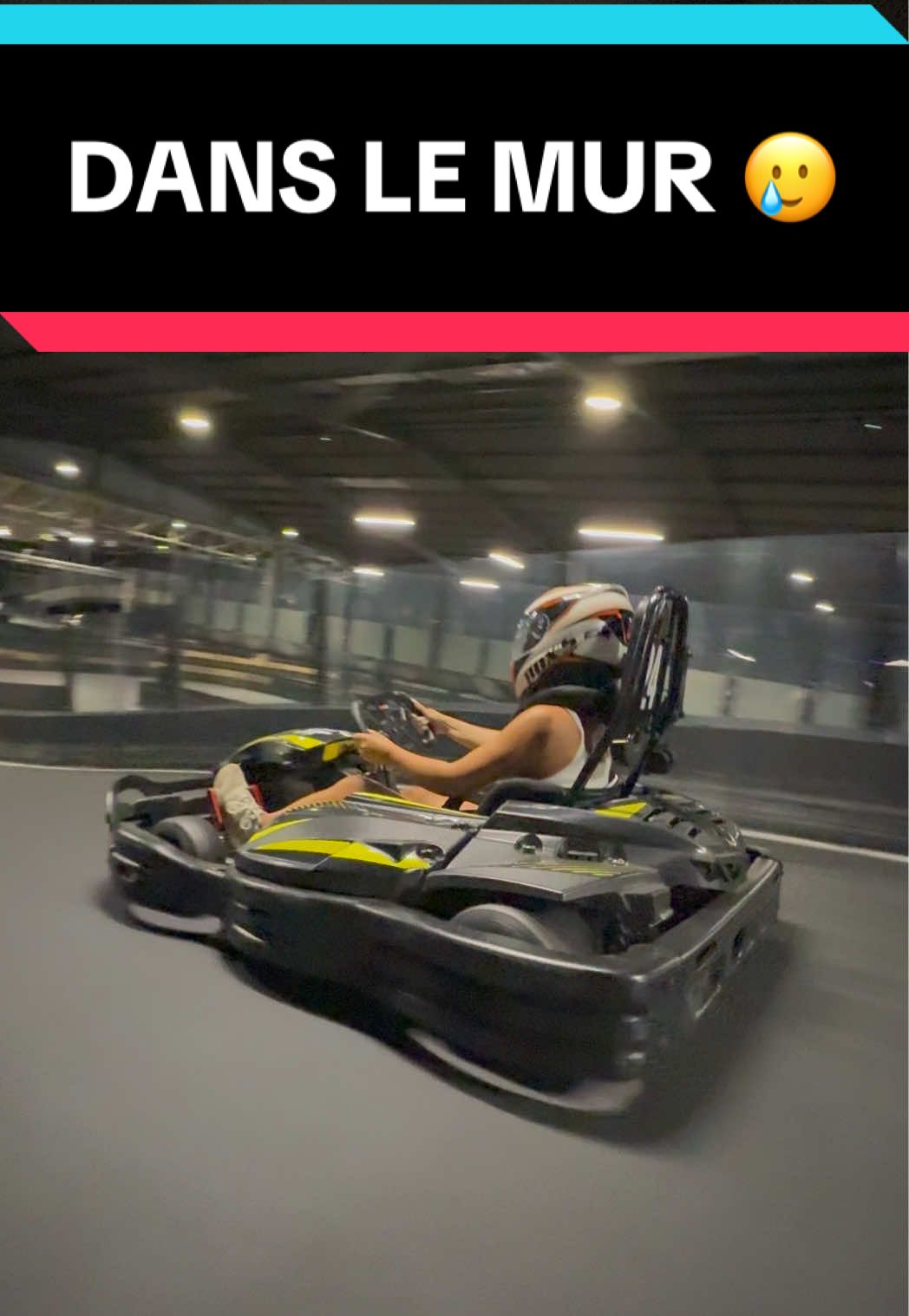 J’allais dire bonne chance mais j’ai finit dans le mur 🥲 @Mae guillou #kart #viral #humor 