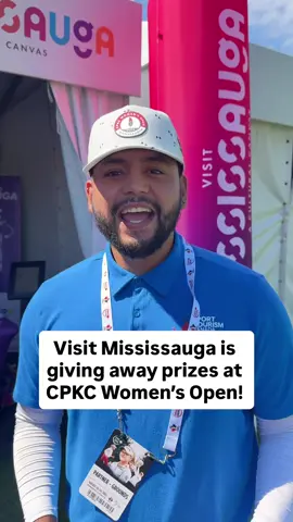 Visit Mississauga is on site for another day of the CPKC Women’s Open! Be sure to drop by the tent for a round of mini putt and tons of giveaways! @visitmississauga #cpkcwomensopen #golf