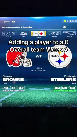 only losing by 21 is crazy #madden #madden26 #0overall #browns #nfl