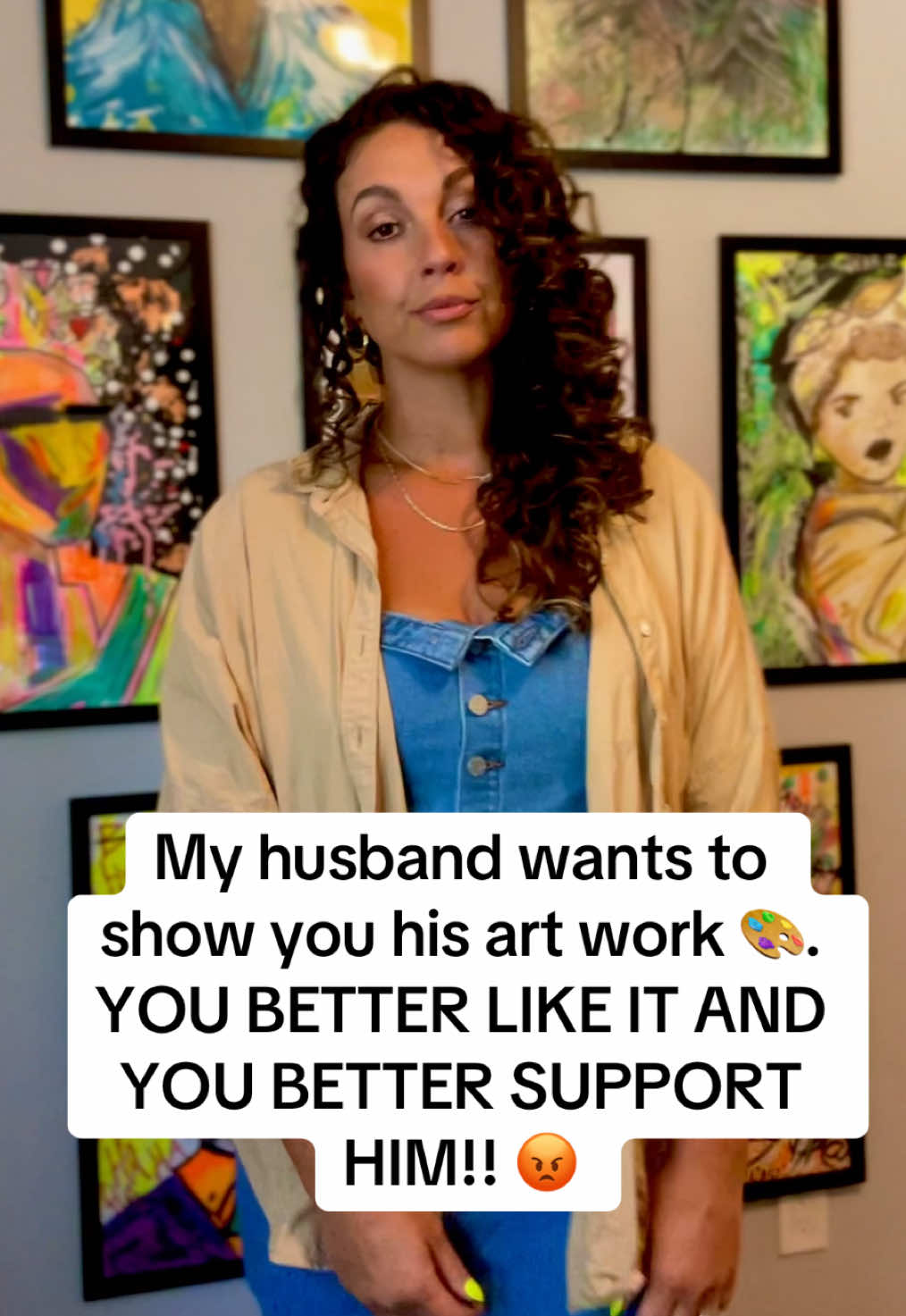Yeah you! Check it out! #couplescomedy #husbandwife #art #teachers #funny 