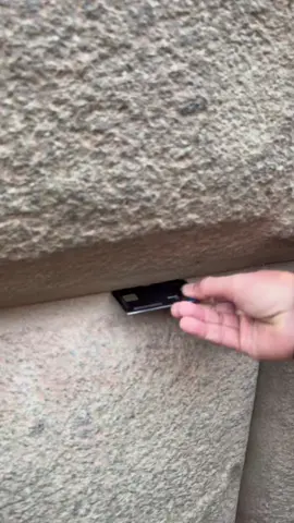 You can’t even slide a credit card through these blocks  #peru #architecture #ancient 